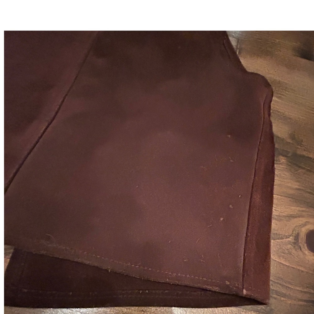 Vintage Irvin Foster Genuine Horsehide Leather Western Brown Vest Size Small - Picture 7 of 7